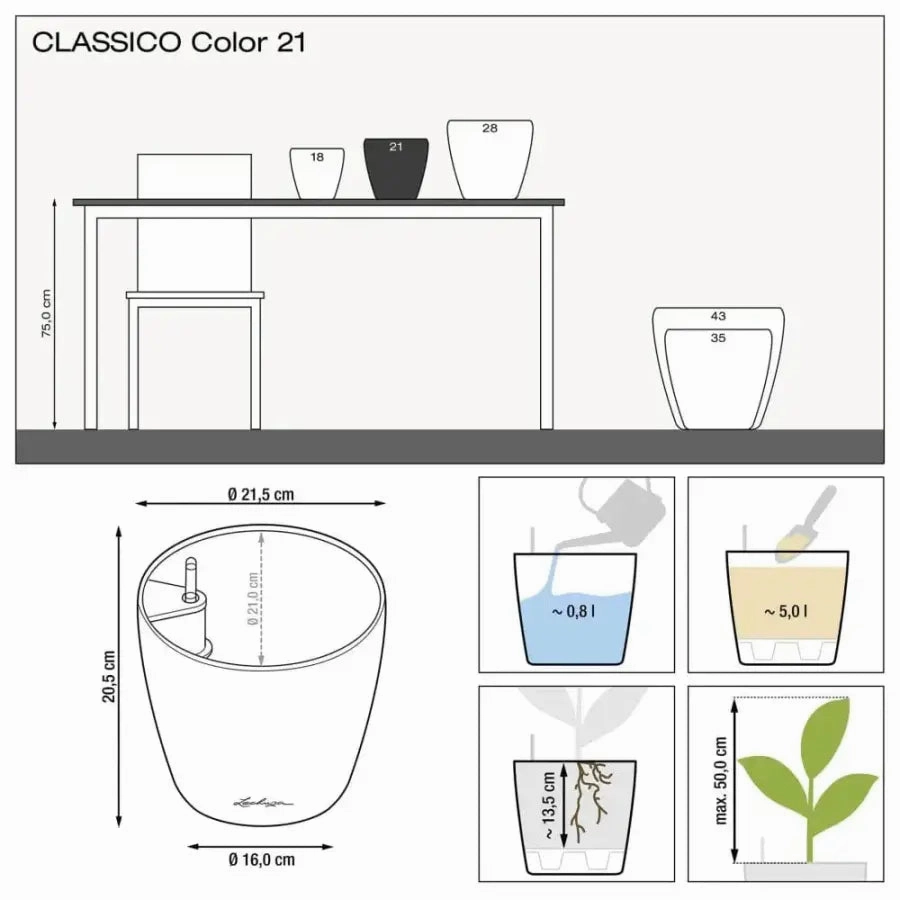 Lechuza CLASSICO Colour 21