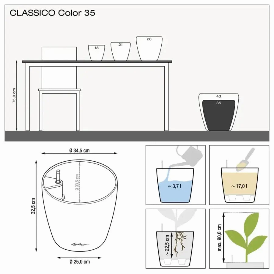 Lechuza CLASSICO Colour 35