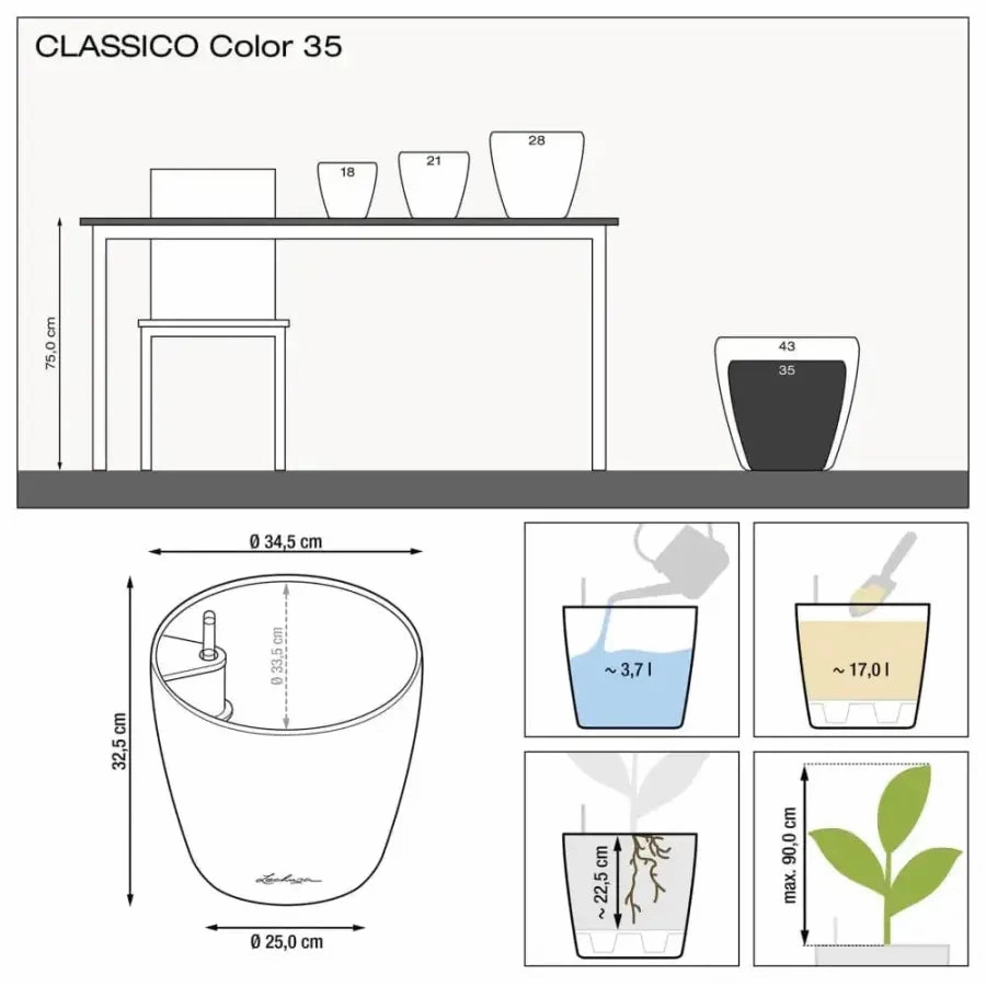 Lechuza CLASSICO Colour 35