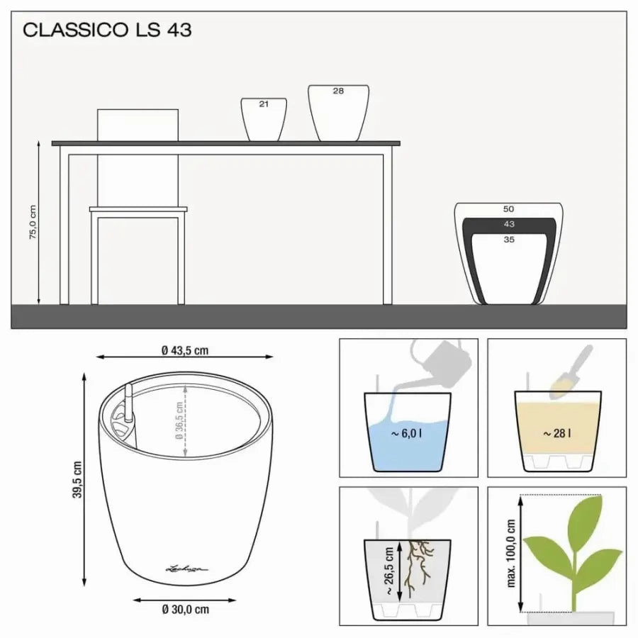 Lechuza CLASSICO LS 43 Premium