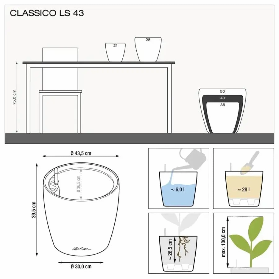 Lechuza CLASSICO LS 43 Premium