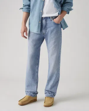 Levi's® 555 Leichtgewichtige Relaxed Straight Herren Leinen  Denim Jeans - Ruf Mich Nochmal An
