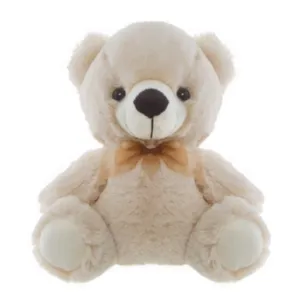 Light Brown Bear,realistic flower bouquet 