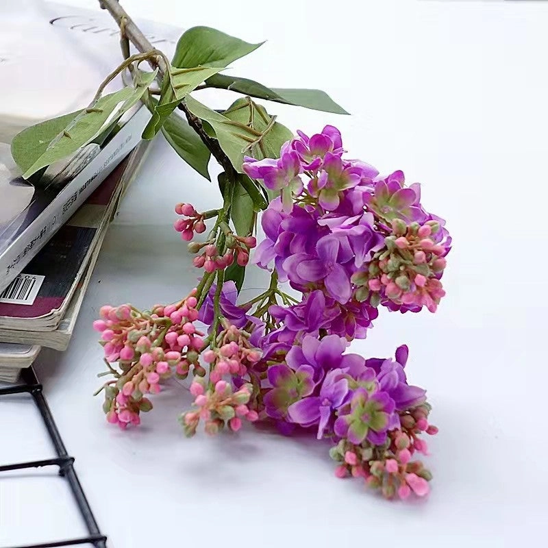Lilac Artificial Silk Flowers 71cm Stem Purple LILAC001