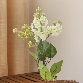 Lilac Artificial Silk Flowers 71cm Stem White LILAC003,dried artificial flower