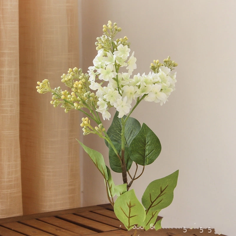 Lilac Artificial Silk Flowers 71cm Stem White LILAC003,dried artificial flower