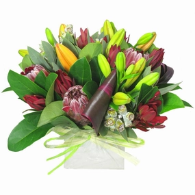 Lilies In The Wild,artificial flower arrangement
