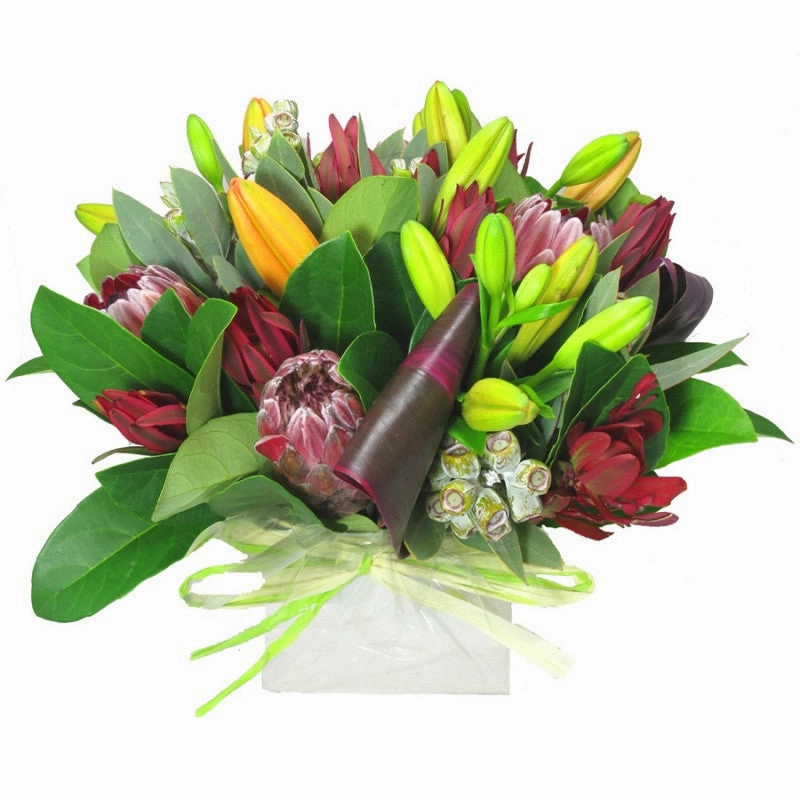 Lilies In The Wild,artificial flower arrangement