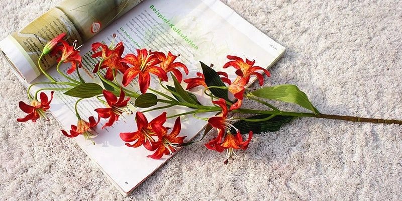 Lilium Martagon Artificial Silk Flower LILIUM001-2