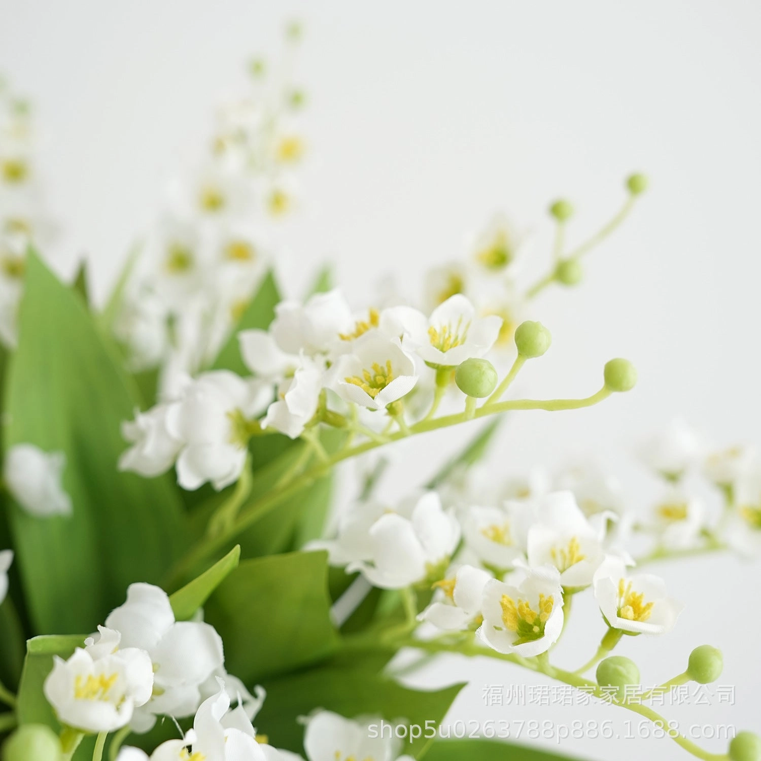 Lily of The Vally Artificial Flowers White LILYOFVALLEY003