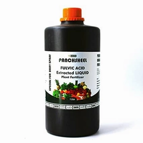 Liquid Fulvic Acid Extract Organic Fertilizer Growth Booster (1000 ml),potted plant decor