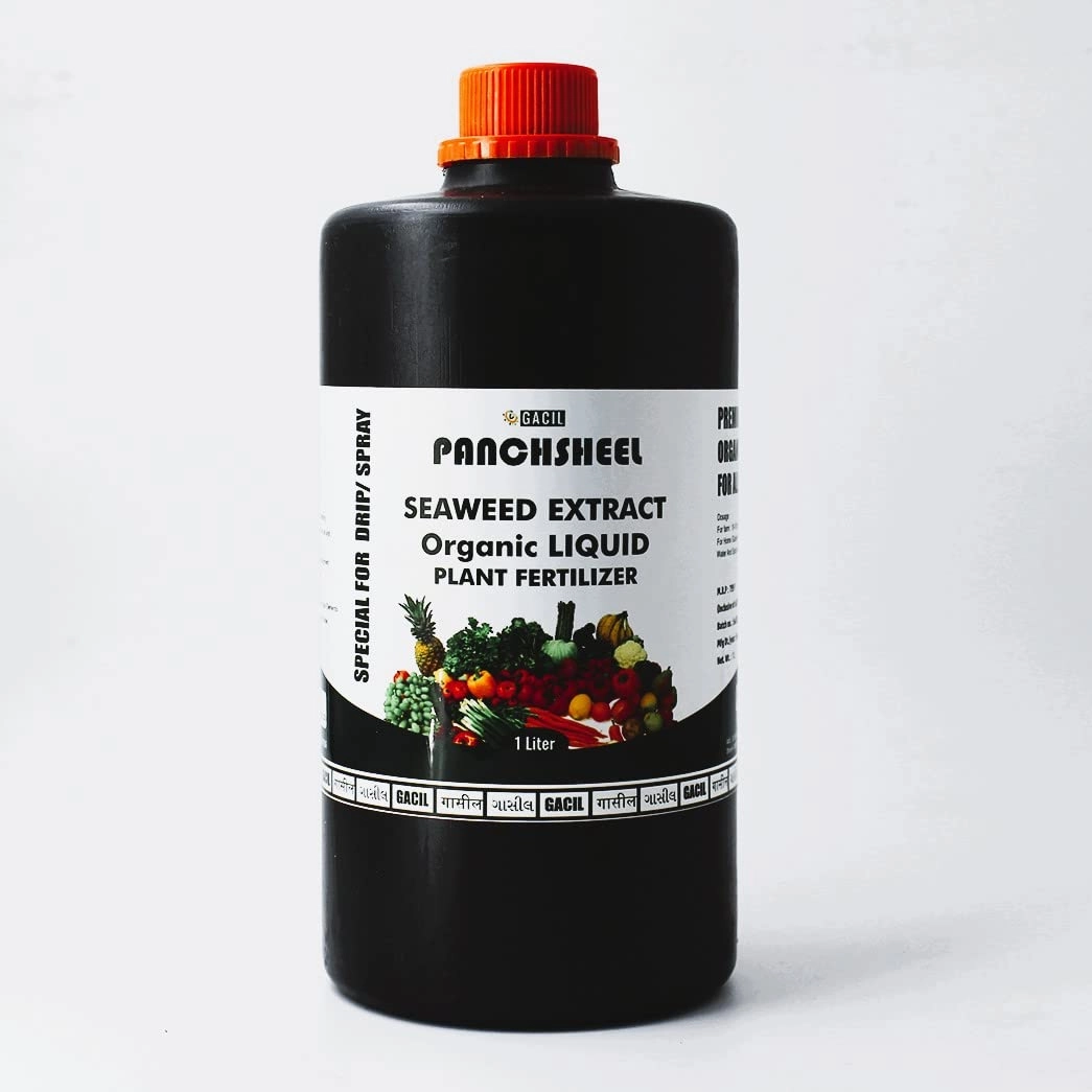 Liquid Seaweed Extract Organic Fertilizer (900 ml),potted plant decor