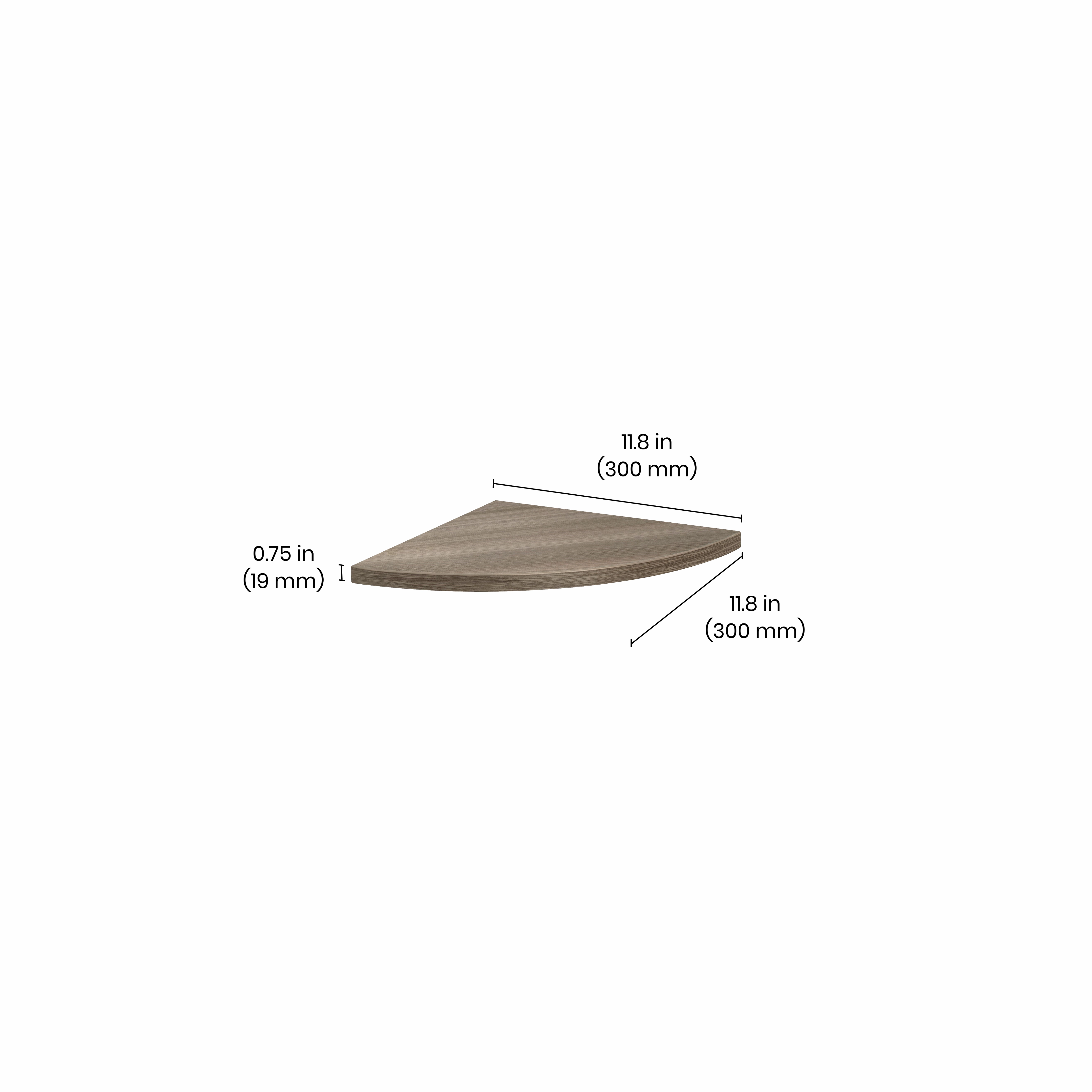 LITE Corner Shelf Board