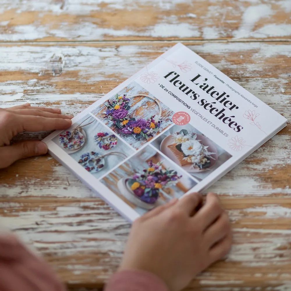 Livre l'Atelier des fleurs sches