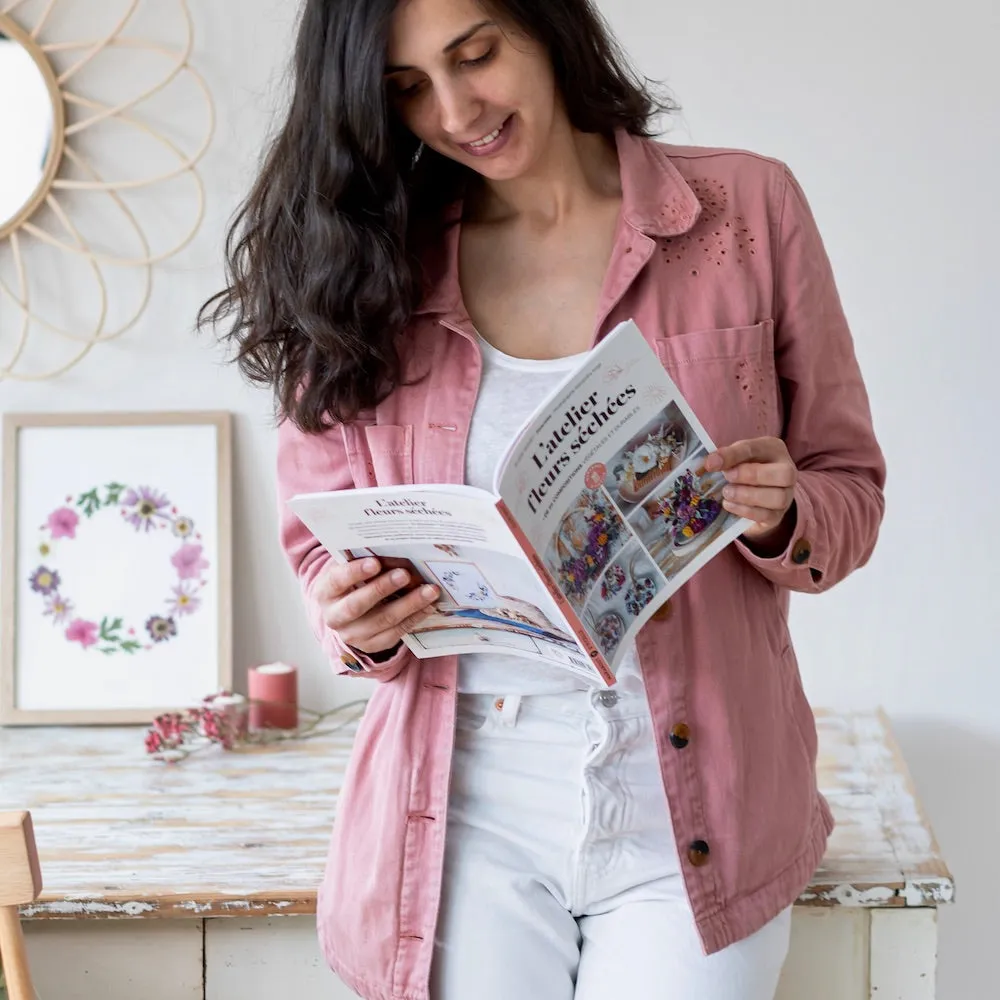 Livre l'Atelier des fleurs sches