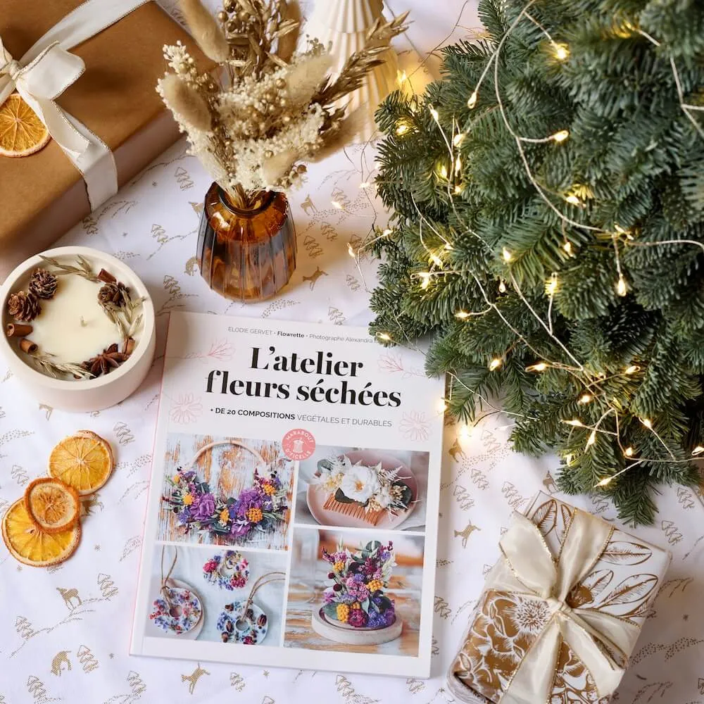 Livre l'Atelier des fleurs sches