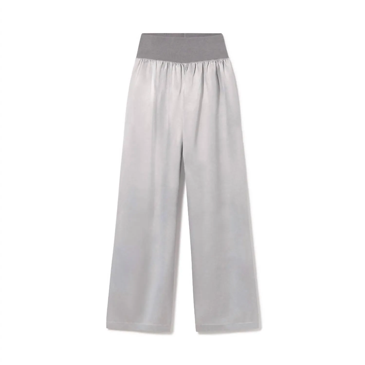Lola Satin Slip in Dunkelsilber