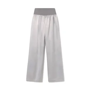 Lola Satin Slip in Dunkelsilber