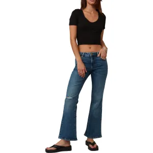 Lola Damen Bradly Pocket Denim Schlagjeans