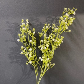 long stem white/cream filler rice artificial flower bouquet  