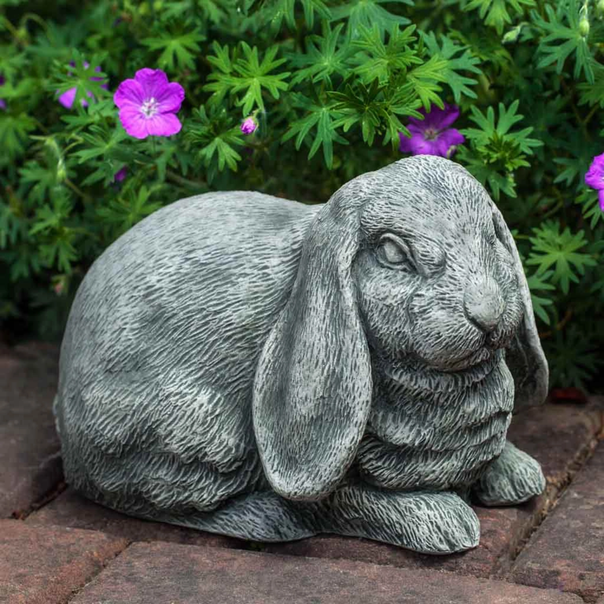 Lop-Eared Bunny Garden Statue