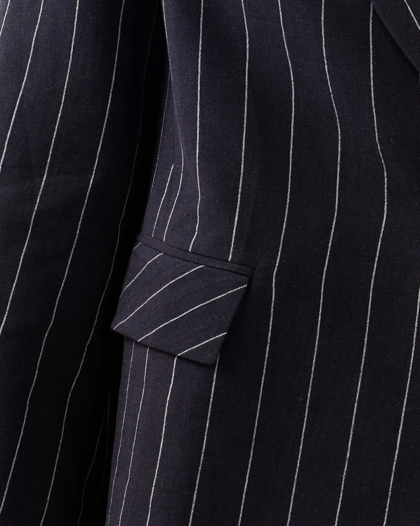 Love & Mercy Gestreifter Blazer - Marineblau