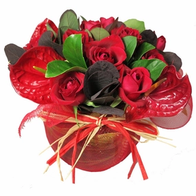 Love Me Tender,artificial flower arrangement