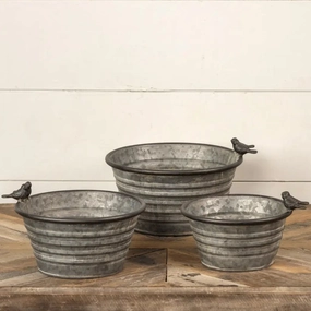 Lovebird Bowl Set,classic ceramic flowerpot