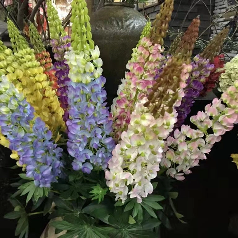 Lupine Giant Size Artificial Silk 107cm Stem LUPINE001-006