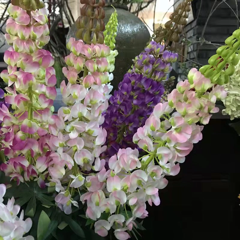 Lupine Giant Size Artificial Silk 107cm Stem LUPINE001-006