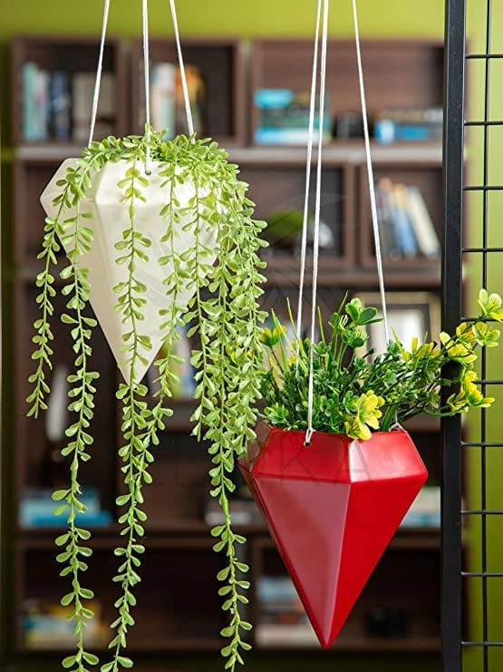 Luxurious Fiberglass Hanging Pots & Planters - Akasa_Gcon_01