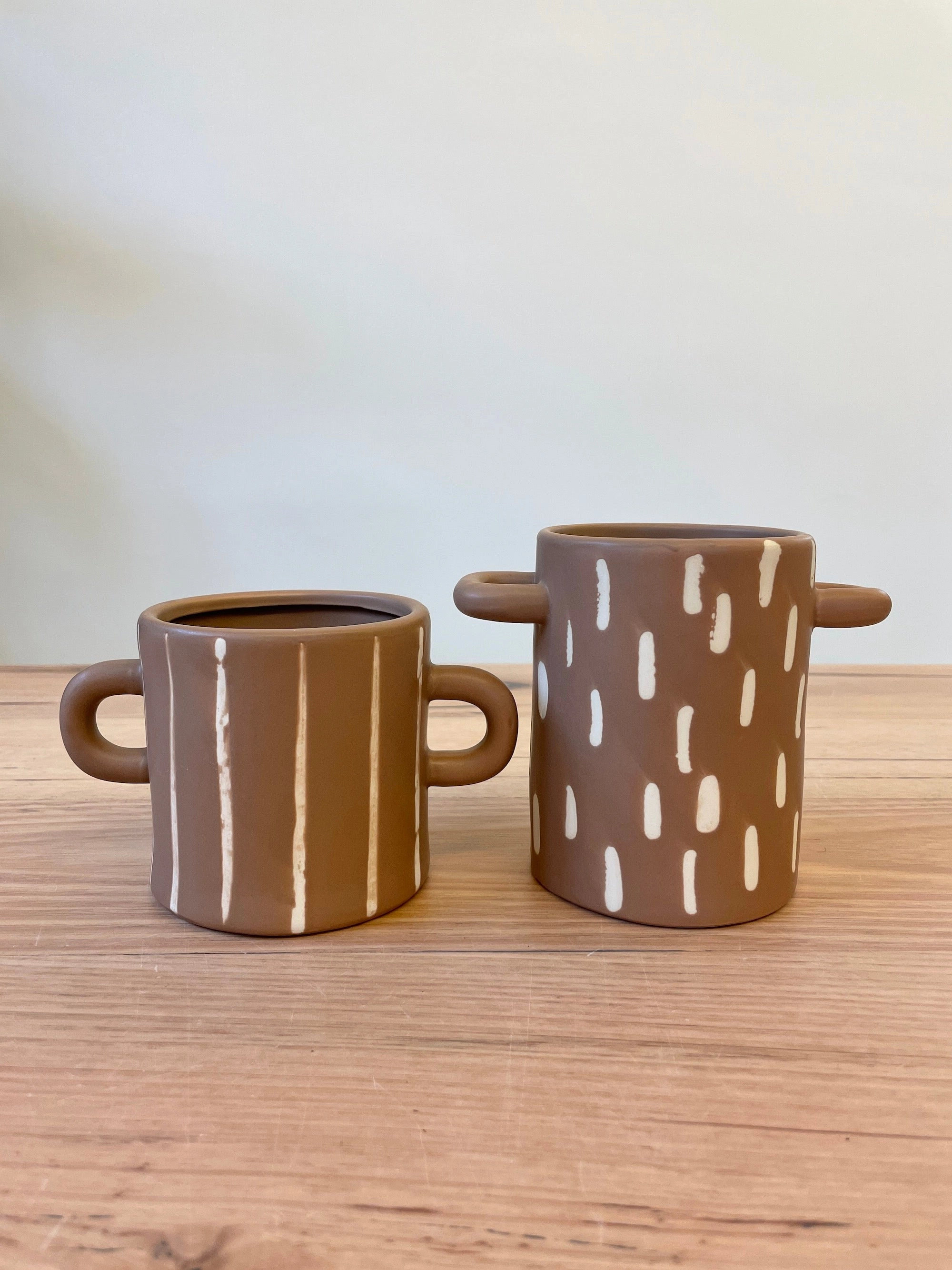 Lydia Planter Beige,terracotta plant pot