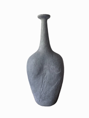Maasai Large Vase - Antique Blue 60cm,hand-painted ceramic vase