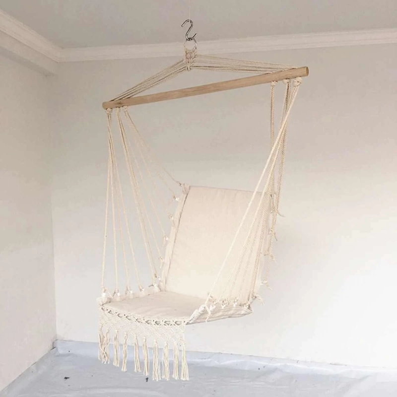Macrame Hammock Outdoor Garden Swing Chair