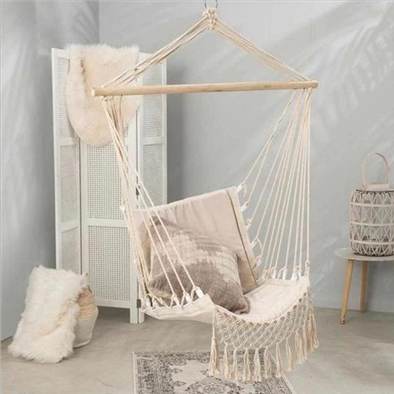 Macrame Hammock Outdoor Garden Swing Chair