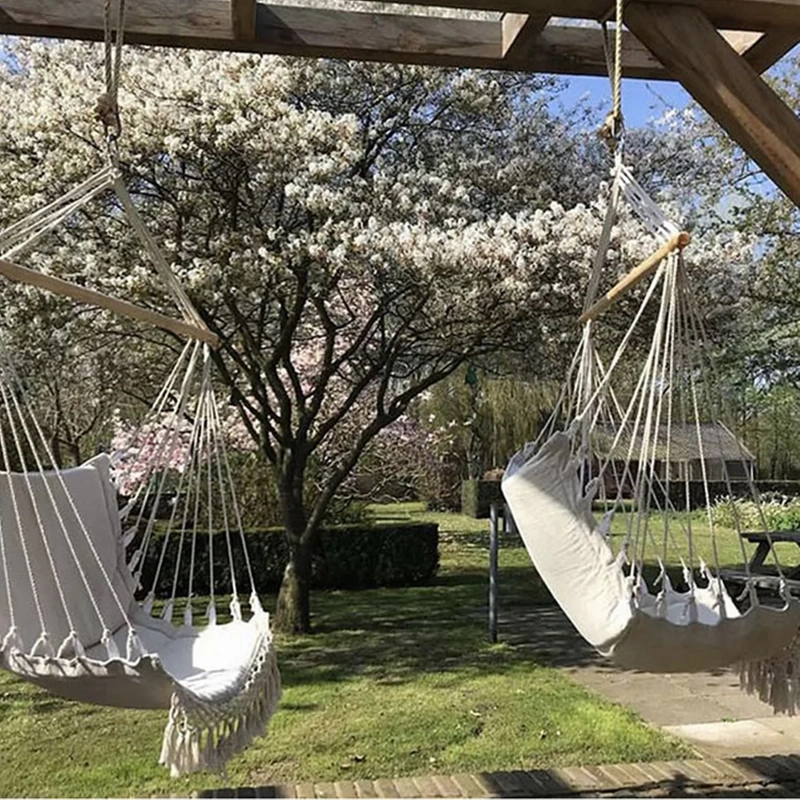 Macrame Hammock Outdoor Garden Swing Chair