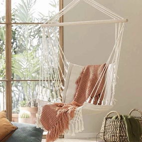 Macrame Hammock Outdoor Garden Swing Chair,planting accessories kit