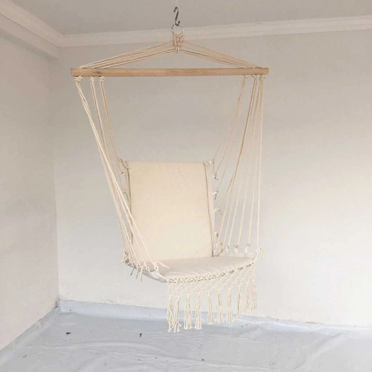 Macrame Hammock Outdoor Garden Swing Chair