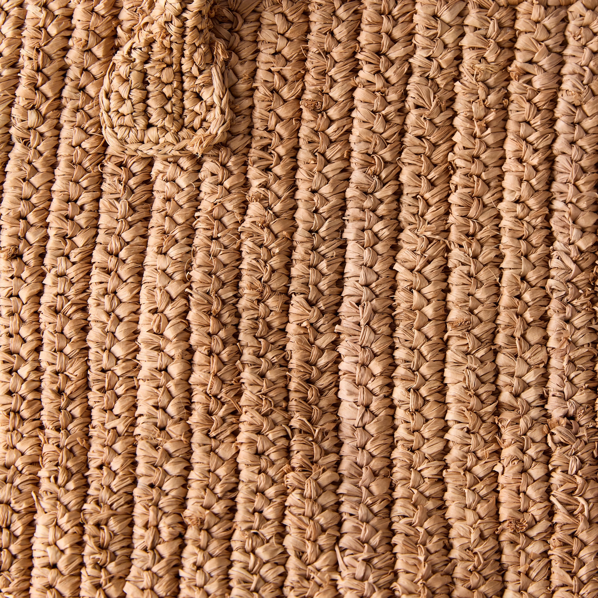 Madagascar Packable Raffia Tote Bag