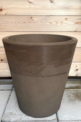 Madison Mocha Planter 26",indoor flower container