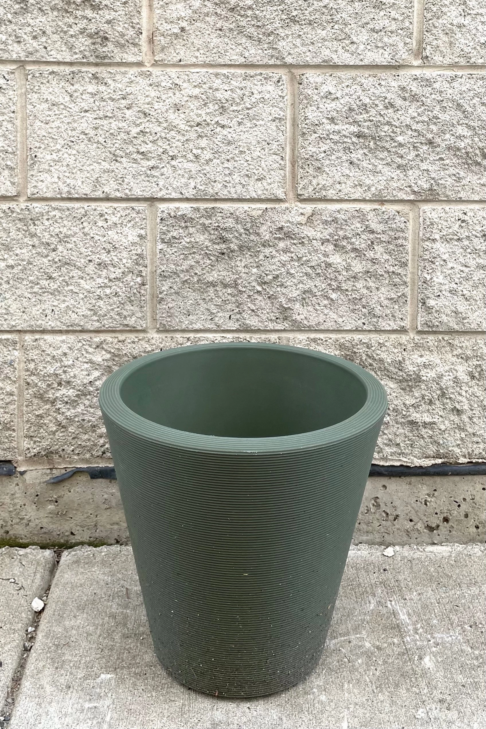 Madison Olive Planter 14",indoor flower container