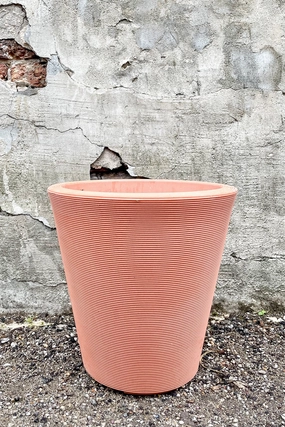 Madison Weathered Terracotta Planter 14",indoor flower container