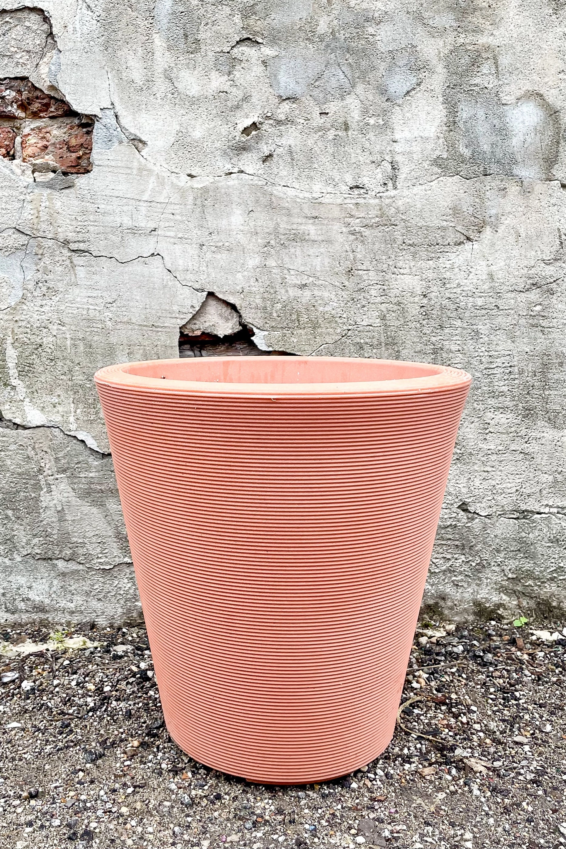 Madison Weathered Terracotta Planter 14",indoor flower container