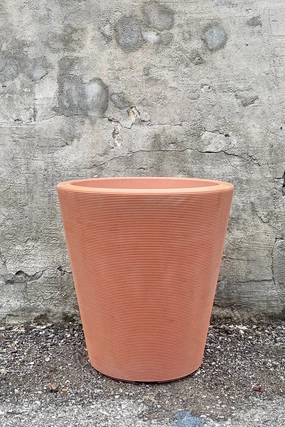 Madison Weathered Terracotta Planter 16",indoor flower container