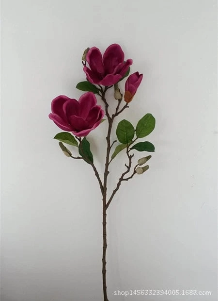 Magnolia Artificial Silk Flowers 70cm Stem MAGONILIA008-010