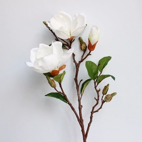 Magnolia Artificial Silk Flowers 70cm Stem MAGONILIA008-010,dried artificial flower