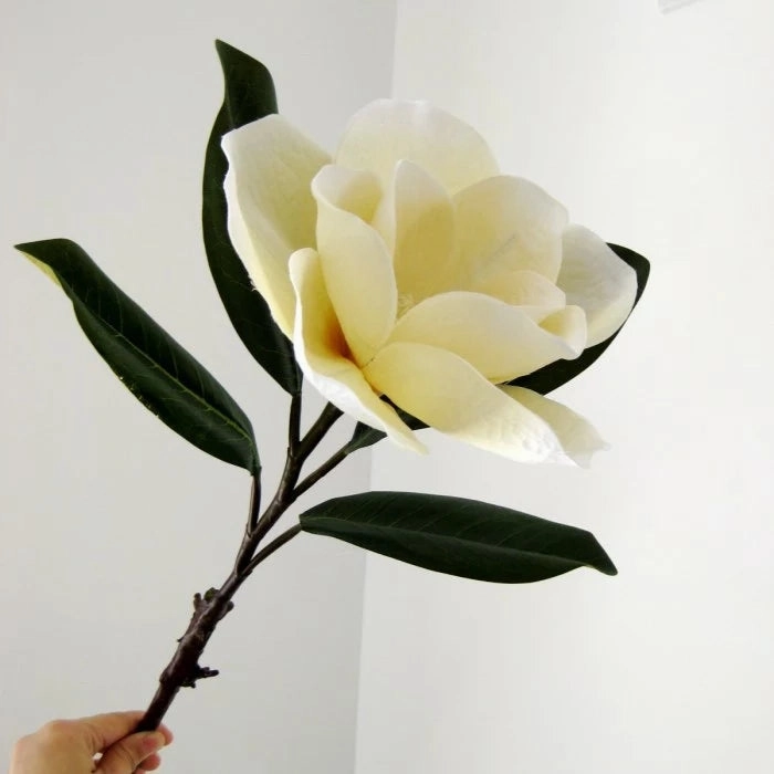 Magnolia Single 85cm Stem Artificial Silk Flowers MAGNOLIA0010-012,dried artificial flower