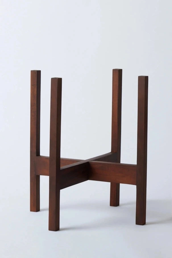 Mahogany Plant Stand 10",indoor flower container
