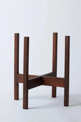 Mahogany Plant Stand 12",potted plant decor
