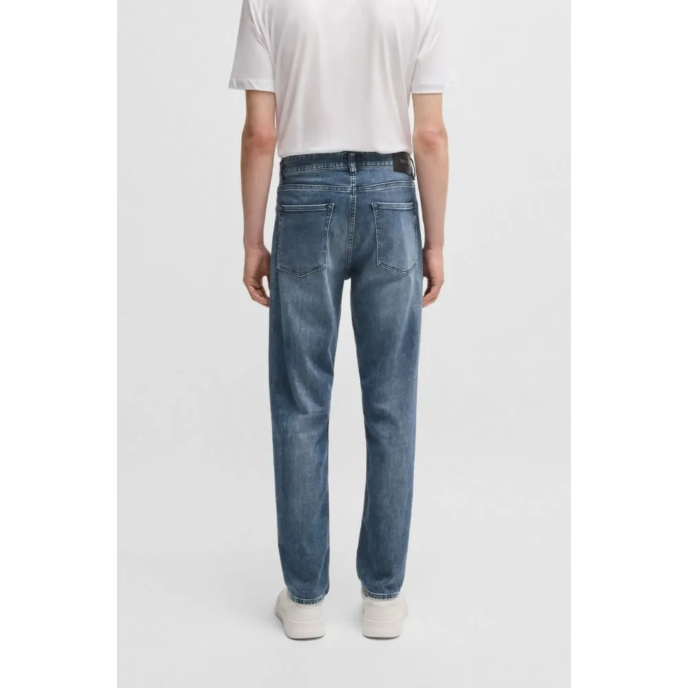 Maine Regular-Fit Jeans in superweichem blauem Denim